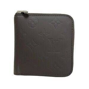 LOUIS VUITTON Porte Billet Monnaie Zip Monogram Glace - 319-072125